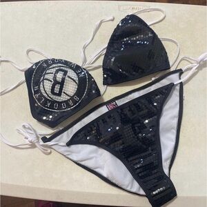 Brooklyn nets sequence string bikini